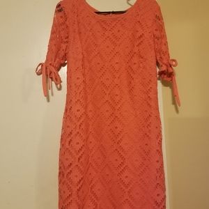 Salmon color dress